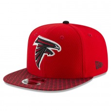 Men's Atlanta Falcons New Era Red 2017 Sideline Official 9FIFTY Snapback Hat 2748147